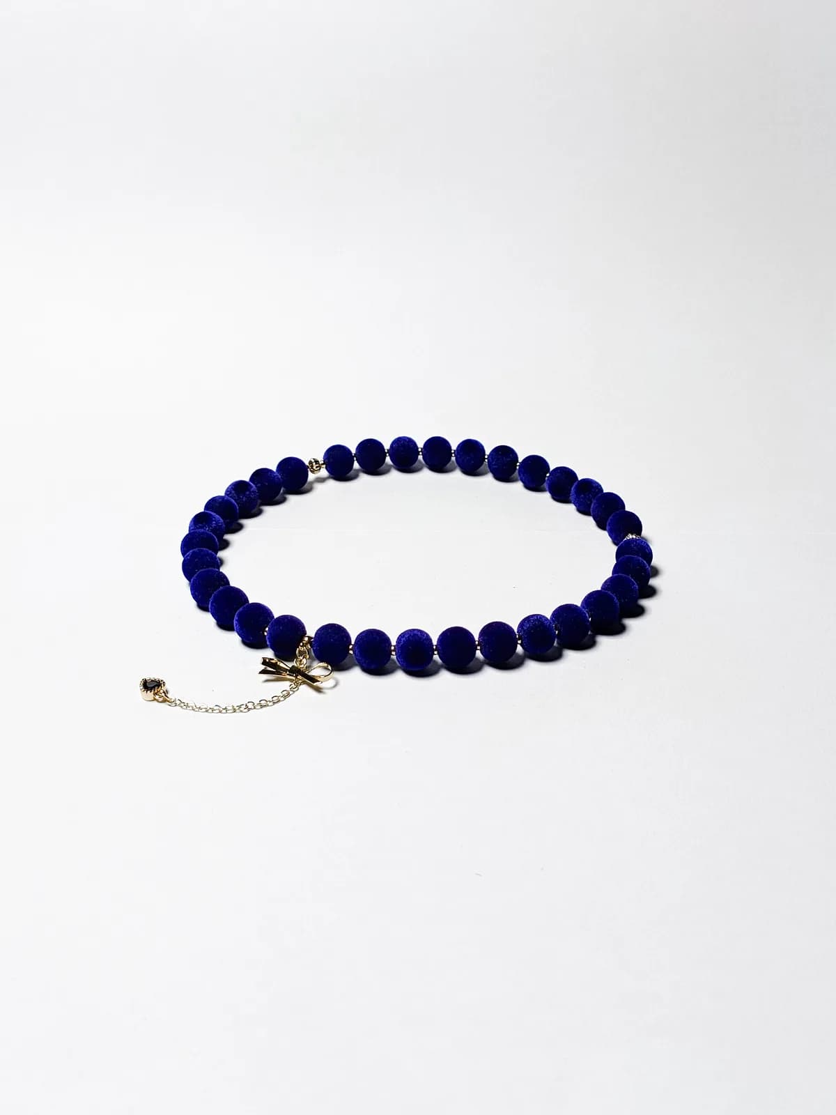 Blueberry Velvety Beaded Tasbih