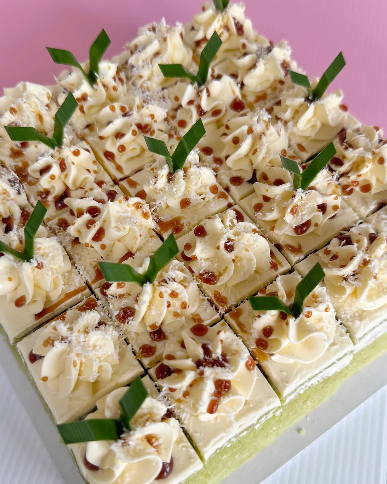 Pandan Gula Melaka Cake