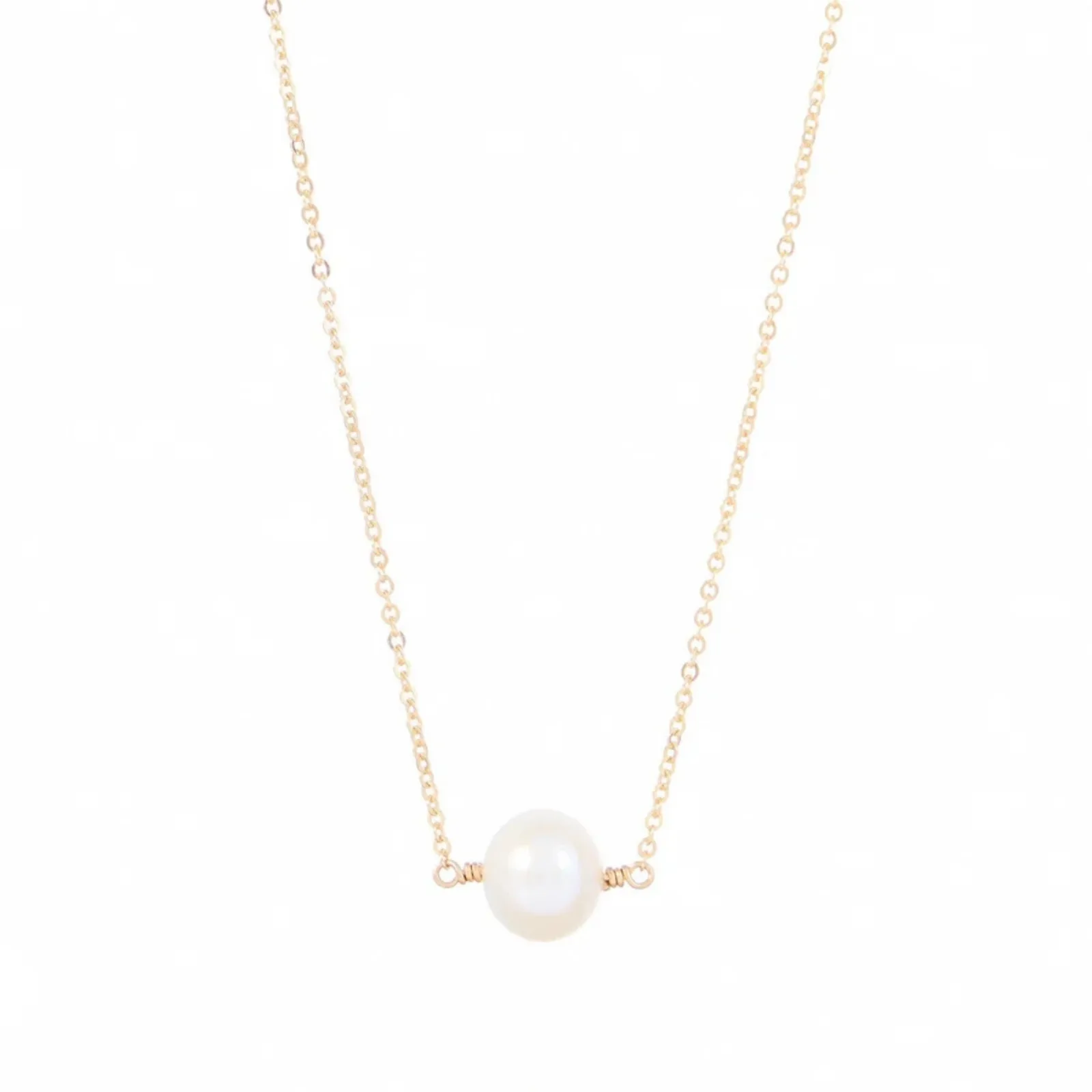 Snowball Freshwater Pearl Necklace — 3