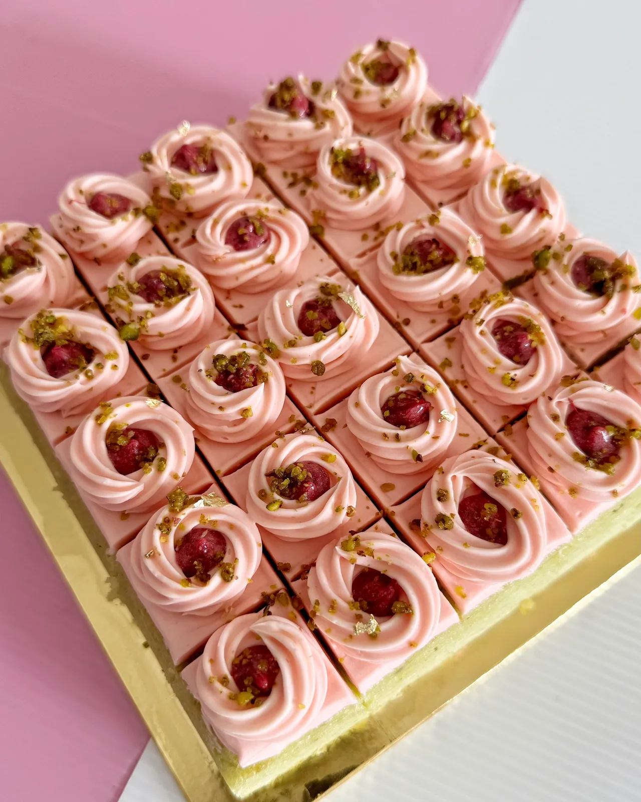Rose Pistachio Cake