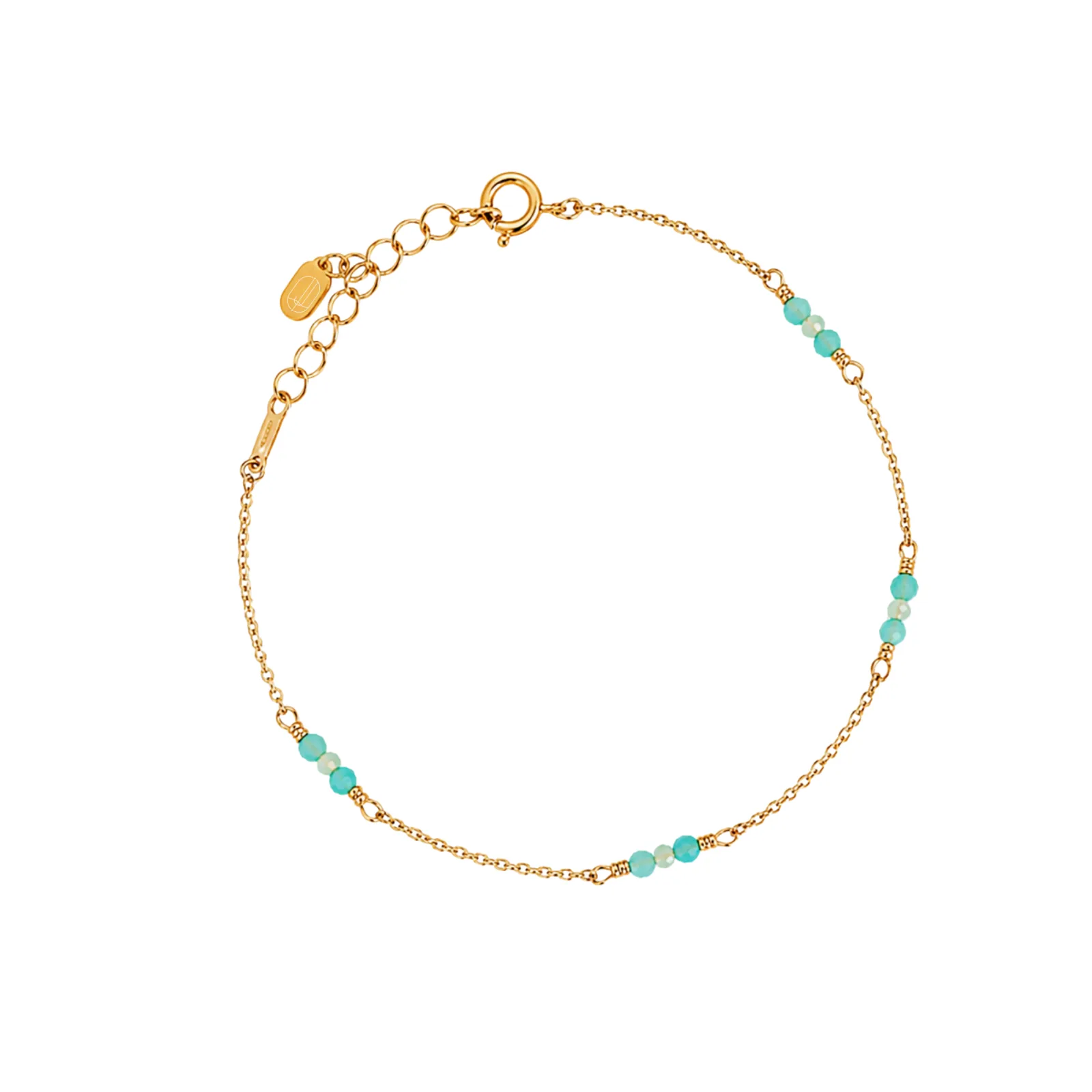 Amarus Gemstone Bracelet - Amazonite & Moonstone — 3