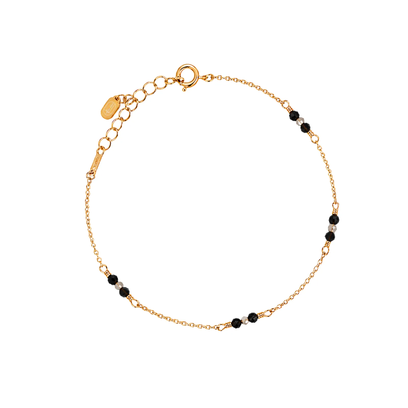 Amarus Gemstone Bracelet - Black Spinel & Labadorite